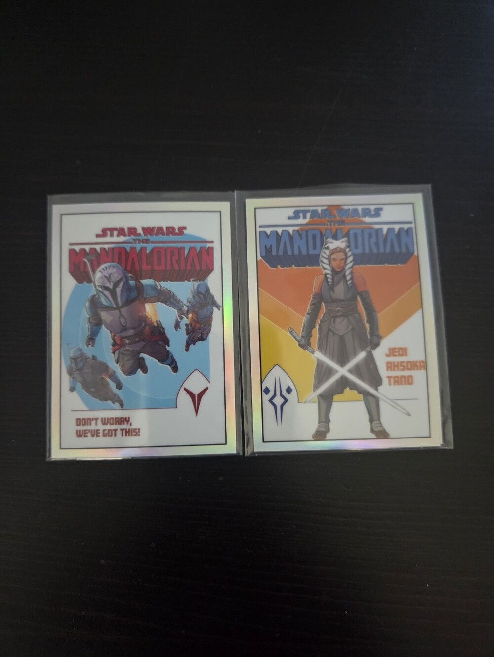 2022 Topps Star Wars: The Mandalorian Comic Covers Holo Cards Bo Katan & Ahsoka